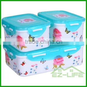 BPA Free Applicable to Microwave Oven Promotion Seal Plastic Food Freshness Preservation Storage Boxes thumbnail-1