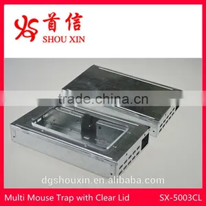 Mouse Live Trap With Window Multi Catch Mice Mouse Trap SX-5003CL thumbnail-1