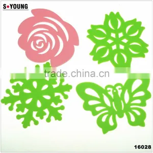 16021 Heart Shape Silicone High Temperature Heat Insulation Mat Kitchenwares Silicone Mat Flexible Silicone Heating Mat thumbnail-4