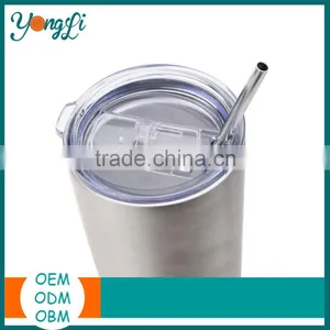 BPA Free Double Wall Vacuum Insulated Tumbler Travel Cup / Mug 20Oz. Stainless Steel Tumbler thumbnail-2