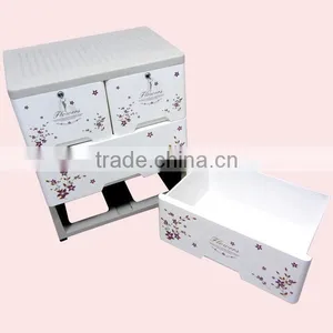 Printing Flower Mini Plastic Storage Drawers thumbnail-6