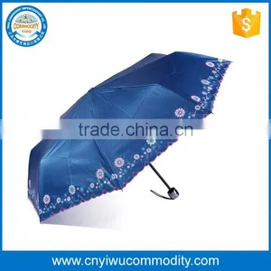 2017 New Design Top Quality Blue Auto Open Ads Print Straight Golf Umbrella Rain Umbrella thumbnail-1