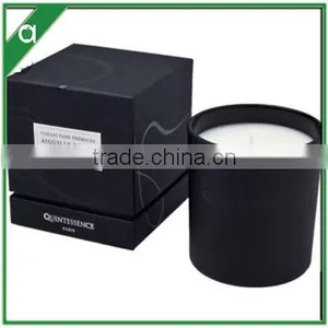 Apple Aroma Luxury Classic Black Soy Wax Scented Candle in Glass Jar thumbnail-3