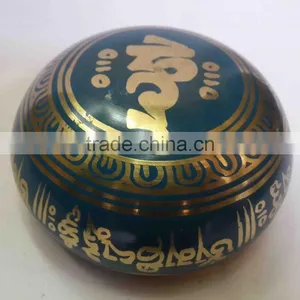 Best Selling Symbolic Colored Tibetan Healing Meditation Singing Bowl thumbnail-4