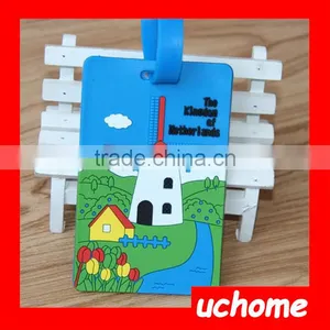 UCHOME Cartoon Luggage Tag Silicone PVC Luggage Tag thumbnail-3