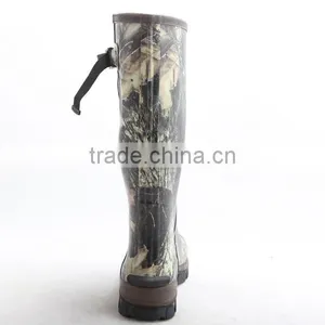 Neoprene or Cotton Lining Camouflage Camo Rubber Hunting Boots thumbnail-3