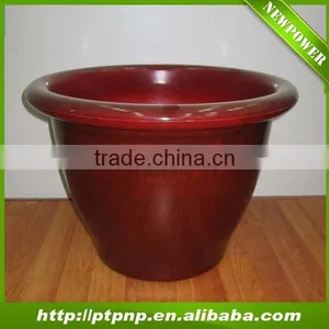 Red Durable Melamine Balcony Flower Pots thumbnail-1
