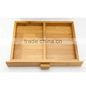 Aonong Bamboo Desk Organizer for Mobile Phones & Tablets/tissue Box thumbnail-4