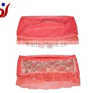 Sexy Lace Bead Tube Top Bra Transparent Inner Underwear Wholesale for Sexy Ladies (accept OEM) thumbnail-1