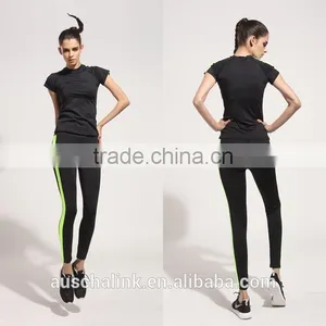 2016 Hot Sale Ladies Cheap Sport Dry Fit Soft Hand Feel Gym Pants thumbnail-6
