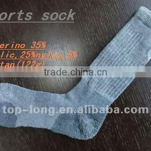 30%Merino Wool Winter Long Socks Men of Grey Color thumbnail-1