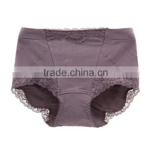 Factory Colorful 95% Cotton 5% Spandex With Lace Custom Sexy Fancy Woman Underwear thumbnail-2