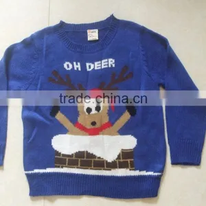 High Quality Unisex Knitted Christmas Sweaters Christmas Jumpers Ugly Sweaters Pull Over Jumper(BKN5335) thumbnail-1