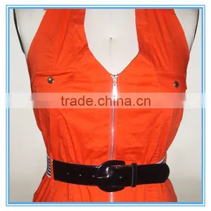 Ladies Casual Dress Fashion Summer V Neck Dress With Belt thumbnail-2