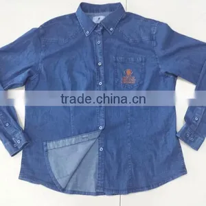 Mens Denim Shirt With 100% Cotton thumbnail-1