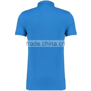 High Quality Basic Cotton Pique Polo Shirts Mens Customzied Embroidery Plain New Design Shirts thumbnail-5