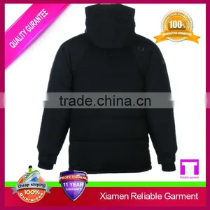 Black Winter Motorcycle Down Jacket thumbnail-2