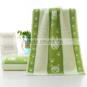 Custom Design Cotton Velour Jacquard Face Towel thumbnail-2