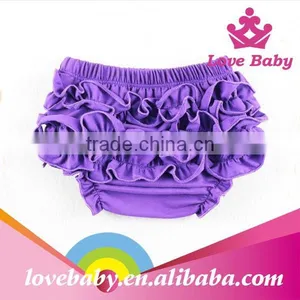 OEM Factory Cotton Baby Bloomer Ruffle Shorts Wholesale Kids Underwear thumbnail-3