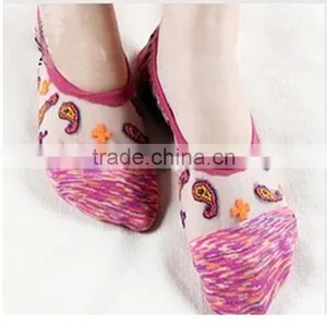New Design Candy Colors Women Sock Antiskid Liner No Show Peds Invisible Low Cut Ice Sock thumbnail-1