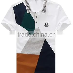 Men's Short Sleeve Lapel Business and Leisure Fashion R0024 thumbnail-1