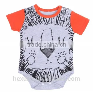 Cotton Short Sleeve Baby Romper New Born Clothing Summer Baby Gift Baby Jumpsuits Cute Animal thumbnail-5