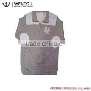 Monogram Ladies Oversized Seersucker Jersey Pullover thumbnail-6