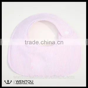 Wholesale Personalized Plain Seersucker Silicone Bib thumbnail-4