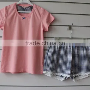 Knitted and Woven Pajamas Set thumbnail-1