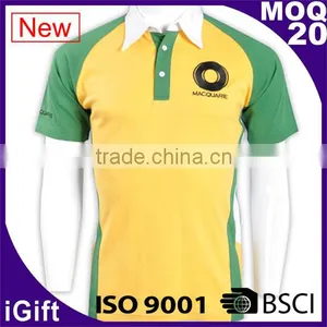 BSCI/ ISO 9001 Factory Wholesale New Design Softtextile Sublimated Polo Shirt thumbnail-1