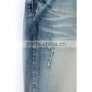 Hot Sale Factory Price Custom Made Cotton Hand Wash Contrast Cloth Sticking Latest Fashion Boys Jeans thumbnail-5