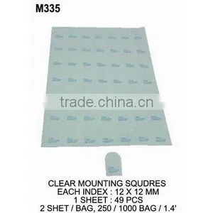 M335 CLEAR MOUNTING SQUDRES thumbnail-1