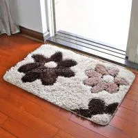 Sitan Absorbent Fiber Bed Bedroom Bathroom Mat Doormat Personality Rub Feet Carpet Floor Mats thumbnail-2