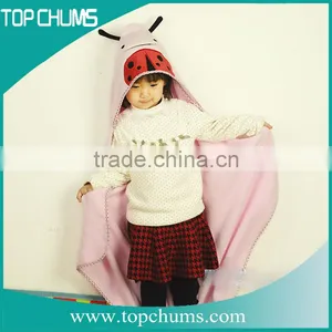 Babies 100% Cotton Fabric Terry Customized Cartoon Animal Hooded Kid Towel thumbnail-3