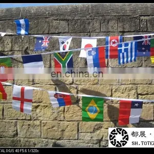 Large Fabric Bunting With Different Countries thumbnail-1
