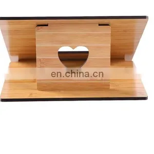 Simple Design Custom Logo Wood Office Gift Wooden Laptop Desk With Best Selling thumbnail-2