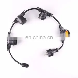 Copper Wire String Lights for Christmas Street Decoration With Colorful Bulbs thumbnail-3