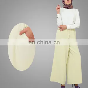 Latest Design Adults Age Group and Long Shalwar Kameez Design Muslim Clothing Collection High Waisted Maxi Trousers thumbnail-3