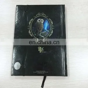 China Manufacture Wholesale Offset Printing Custom Cheap Thick Hardcover Note Book With Ribbon thumbnail-3