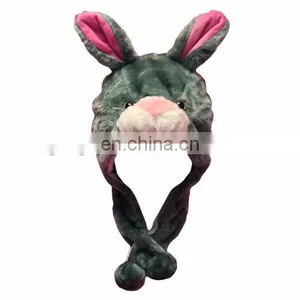 Wholesale Factory Supply OEM Kids Rabbit Plush Hat thumbnail-1