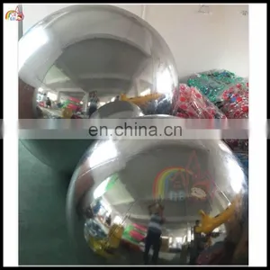 Best Price Giant Inflatable Hanging Mirror Ball Christmas Party Event Mirror Ball Silver Hanging Decoration thumbnail-4