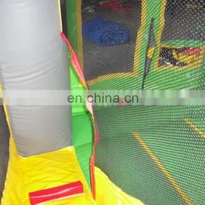 Palm Tree With Elephant Cartoon Commercial Inflatable Bouncer Combo for Kids On Sale thumbnail-4
