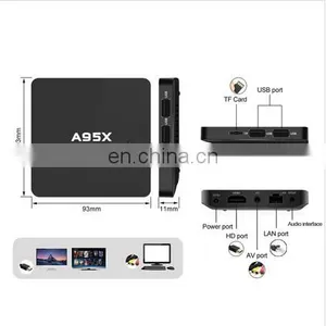 2016 Android TV Box!A95X Android 6.0 Smart Kodi TV Box S905X 2G + 16G 2.4G/ 5G Wifi Bluetooth 16.0 Android TV Box thumbnail-3