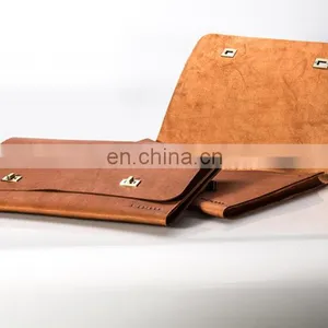 Guangzhou Factory Fashion Handmade Wholesale Leather File Holder thumbnail-5