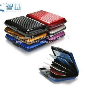 ABS Card Case Bag for Protect 13.56mhz RFID Bank Card,Paper RFID Blocking Sleeve,Plastic RFID Blocking Sleeve thumbnail-1