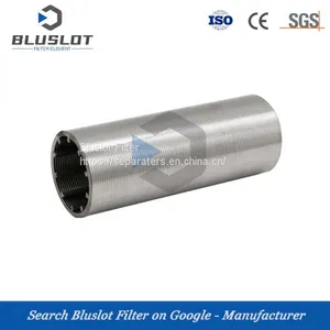 10 Microns High Quality Johnson Wedge Wire Screen Water Well Filter Tube Wedge Wire Screen Filter thumbnail-1