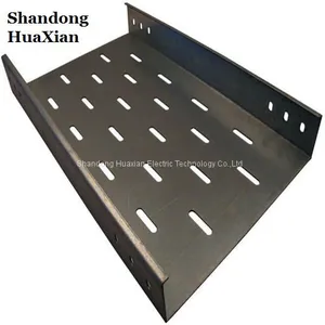 Aluminium Weight Hot Dip Galvanized HDG Perforated Cable Tray thumbnail-1