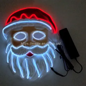 2Pcs Christmas Decoration Small Fresh Santa Cos Prop Mask thumbnail-4