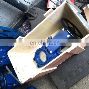 DN50 DIN Ductile Cast Iron Soft Seat Knife Gate Valve PN10 thumbnail-6
