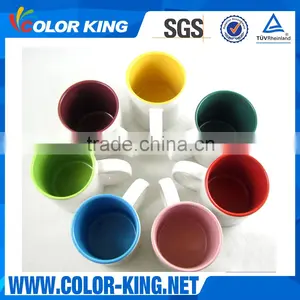 Top Sale 11OZ Cheap Inner Colorful Blank White Ceramic Sublimation Mug thumbnail-1